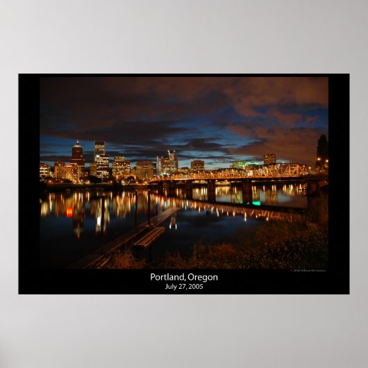 Downtown Portland, Oregon Poster (Voorkant)