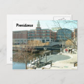 Downtown Providence Briefkaart (Voorkant / Achterkant)