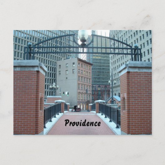 Downtown Providence Briefkaart (Voorkant)