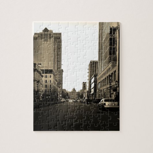 Downtown Raleigh Legpuzzel (Verticaal)