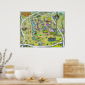 Downtown San Antonio Poster (Keuken)