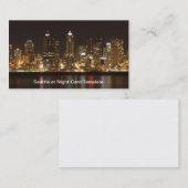 Downtown Seattle, Visitekaartje Washington (Voorkant / Achterkant)