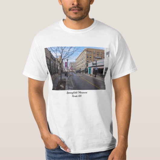 Downtown Springfield T-Shirt (Voorkant)