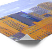 Downtown St. Paul Skyline Poster (Hoek)