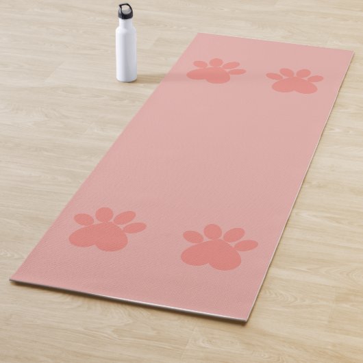 Downward Dog Yoga Mat - Contant koraal (In situ)