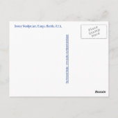 Downy Woodpecker Briefkaart (Achterkant)