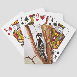 Downy Woodpecker Drawing Pokerkaarten