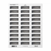 Downy Woodpecker Return Address Label (Full Sheet)