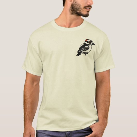 Downy Woodpecker T-shirt (Voorkant)
