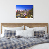Dowtown Houston Canvas Afdruk (Insitu (Slaapkamer))