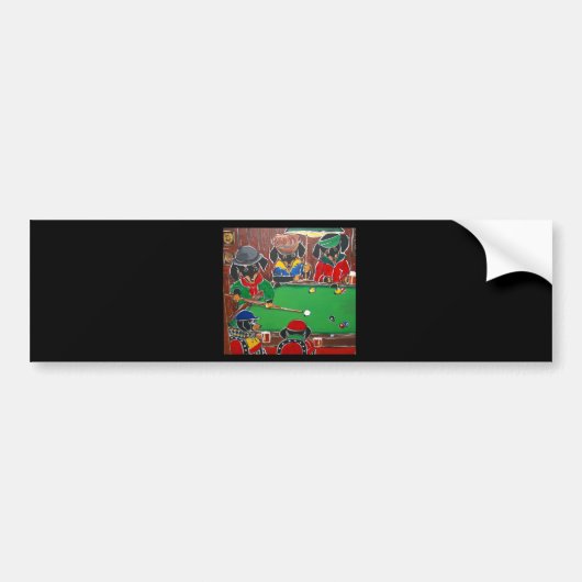 DOXIE BILLIARD BUMPERSTICKER (Voorkant)