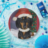 DOXIE CHRISTMAS PAPIEREN BORDJE (Feest)