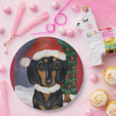 DOXIE CHRISTMAS PAPIEREN BORDJE (Feest)