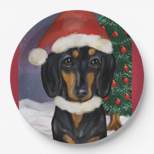 DOXIE CHRISTMAS PAPIEREN BORDJE