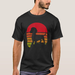 Doxie Dachshund Dad Dog Retro Dachshund T-shirt