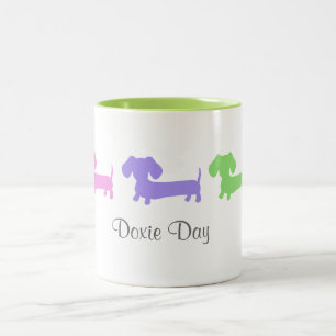 Doxie Dag Tweekleurige Koffiemok