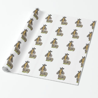 Doxie dog Mustache dachshund doguie Paper GiftWrap Cadeaupapier