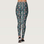 Doxie Floral-leggings - dachshundmeel Leggings (Achterkant)