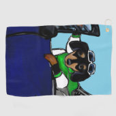 DOXIE GOLFER GOLFHANDDOEK (Horizontaal)