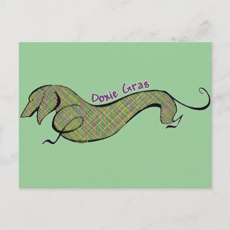Doxie Gras Briefkaart