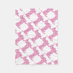 DOXIE-hart Fleece Deken