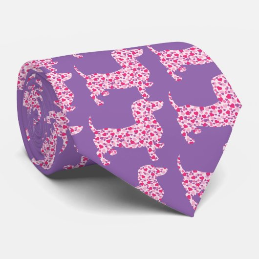 DOXIE-hart Stropdas (Opgerold)