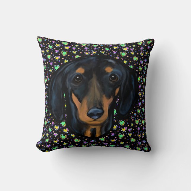 DOXIE Heart Art Kussen (Voorkant)