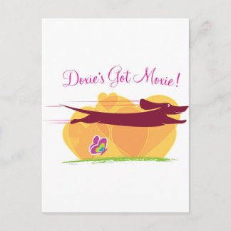 Doxie heeft Moxie Briefkaart