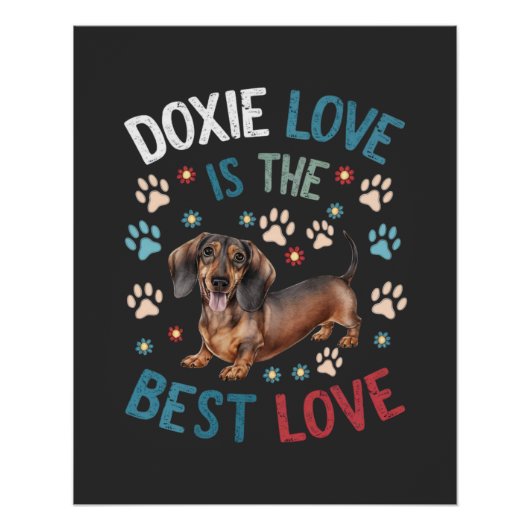 Doxie Love is de beste liefde Perfect Poster (Voorkant)