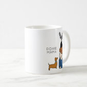 Doxie Mama Coffee Mug personnalisée (Devant droit)