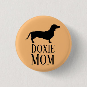 Doxie mama ronde button 3,2 cm