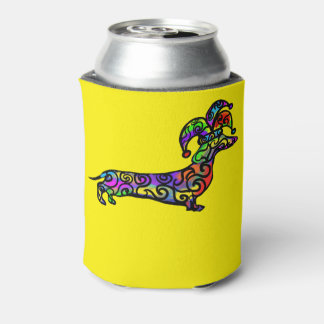 Doxie Mardi Gras Blikjeskoeler