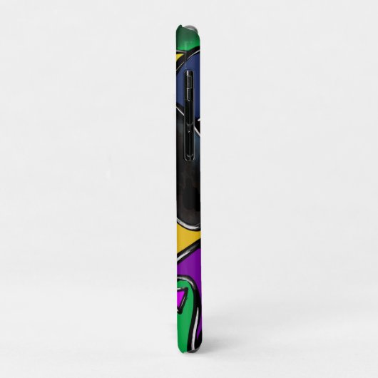 DOXIE MARDI GRAS Case-Mate iPhone CASE (Achterkant/links)