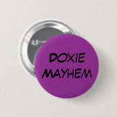 Doxie Mayhem Ronde Button 5,7 Cm (Voorkant /achterkant)