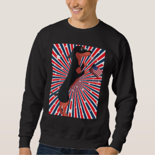 Doxie Onafhankelijkheid Dag Leuke Dachshund Wiener Trui