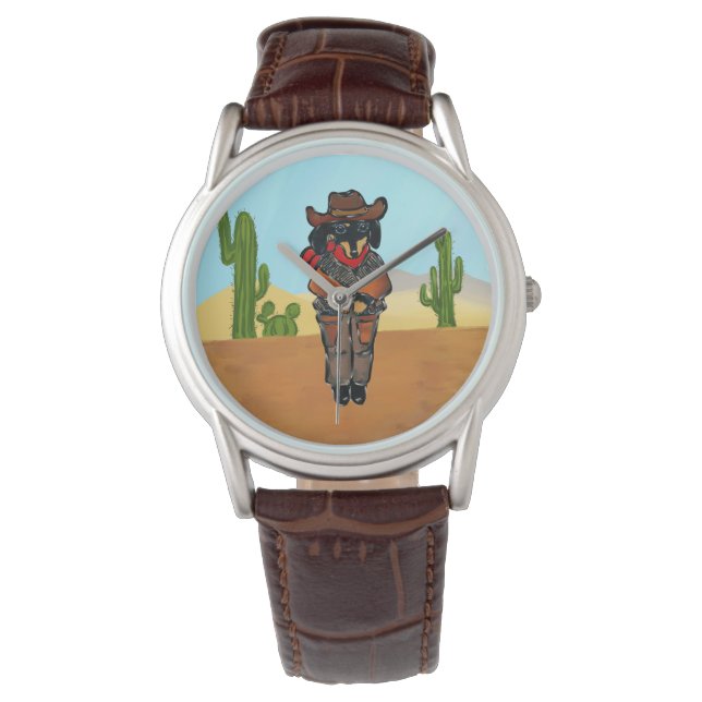 Doxie Schutter Horloge (Voorkant)