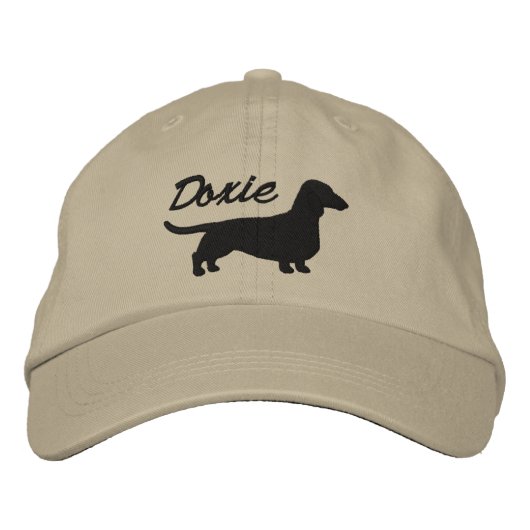 Doxie Teckel Silhouette Wiener Hond Custom Pet (Voorkant)