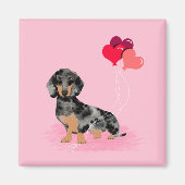 Doxie Valentines Magnet (Devant)