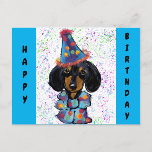 Doxie Verjaardag Briefkaart