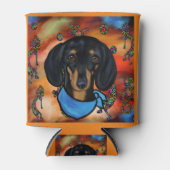 doxie zuidwesters blikjeskoeler (Voorkant)