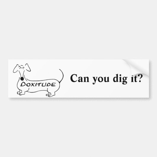 Doxitude Bumpersticker (Voorkant)