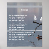 Doxologie Kerk Christelijke Hymne Art Poster