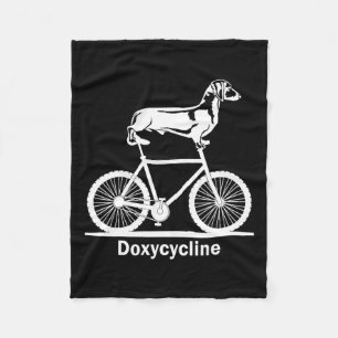 Doxycycline Pharmacy Pun Funny Veterinary Pharmaci Fleece Deken