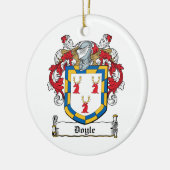 Doyle Family Crest Keramisch Ornament (Links)