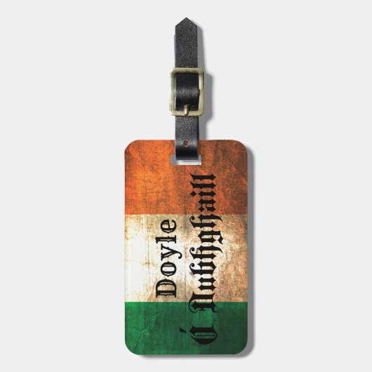 Doyle Irish Flag Bagagelabel (Voorkant verticaal)