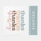 Dozen Brownies Fleece Deken (Voorkant (Horizontaal))