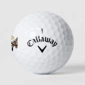 Dozen Callaway Warbird golfballen "Bandit"-ontwerp (Logo)