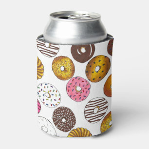 Dozen Donuts Doughnoten Breakfast Junk Food Foodie Blikjeskoeler