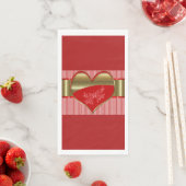 Dozen van Harten Papier Servetten Gastenhanddoek (Insitu)