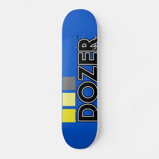 Dozer™ Woj Squares Skateboard (Voorkant)